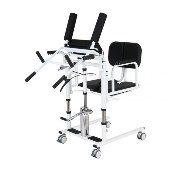 Multi-Functional Transfer Chair Hydraulic Patient Lifter for Disabled Bedridden Elderly Rehabilitation Bathroom Safety Equipment