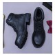 Big Promotion on Men's Genuine Leather Chelsea Boots British High-Top Business Short Cowhide Boots Bright Leather Shoes