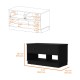 DB Single-Tier Storage Bench with Two Drawers Two Shelves PP Plastic Fabric Material for Clothes Shoes Bedroom Bathroom Kitchen