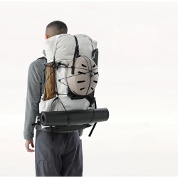 Customized Outdoor Waterproof Lightweight Dyneema Composite Fabric Travel Trekking Camping Hiking Backpack High-capacity Bag