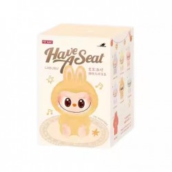 Original POP MART LABUBU V2 Have a Seat Blind Box Plush Toys Vinyl Face Mystery Boxes Plush Toys Keychain