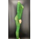 Customize Women Clothing Skirt Set Spring Green Crystal Jumpsuit and Women's Coats With Fur for Fashion Show