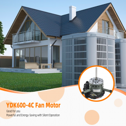 YDK600-4C YDK600-4H8 AC220-240V 50HZ 5.0A 1280RPM 600W CW FCL Parts for Air Conditioner Fan Motor