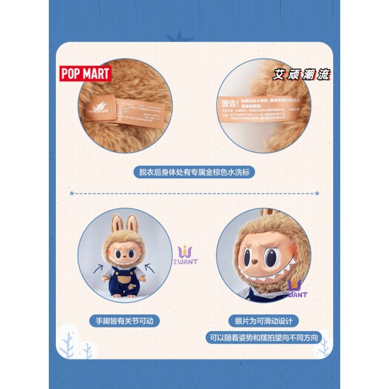 Wholesale Original Pop Mart LABUBU Time to Chill-Vinyl Plush Doll Figures Mystery Box Collectibles Ornamental Figures