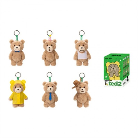 Pop Mart Official Ted2 Bear Series Legit Mystery Blind Box TEDDY BEAR Keychain Plush Toys Custom Original Popmart Doll