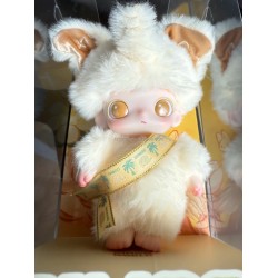 New Original POPMART Dimoo Elephant in Moonlight Vinyl Face Pvc Figure Toys Characters Cute Figure Plush Keychain for Gift