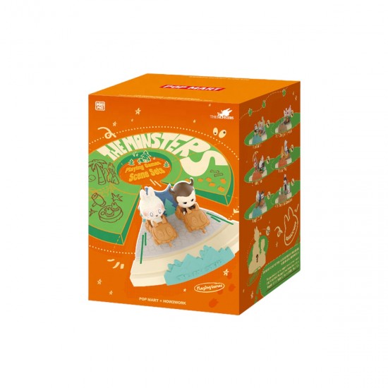 Popmart Official Store's Labubu the Monsters Playing Games Scene Sets 100% Blind Box Figure Toys for Decoration or Gift Giving