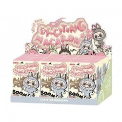 Original Pop Mart Labubu V1 Heartbeat Exciting Macaron Vinyl Face Series Blind Box Fashion Plush Keychain labubu Christmas Gifts