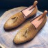 Cie ML32 Fashion Handmade Goodyear Welted Leather Outsole Shoes Woven Leather Tassels  Loaferr for Men