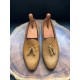 Cie ML32 Fashion Handmade Goodyear Welted Leather Outsole Shoes Woven Leather Tassels  Loaferr for Men