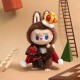 Labubu Popmart Original the Monsters Let's Checkmate Series Vinyl Plush Toys Doll King Queen Hanging Card Pendant Keychain