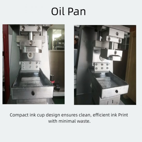 Semi-Automatic Single Color Pad Printing Machine for PVC Balls Pens Keychain Golf Tees Metal Parts Bottles Label Printing