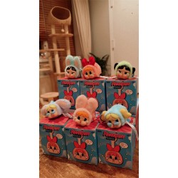 Original Crybaby Powerpuff Girls Series Vinyl Plush Doll Pendant Keychain Random Action Figures Collectible Popmart Blind Box