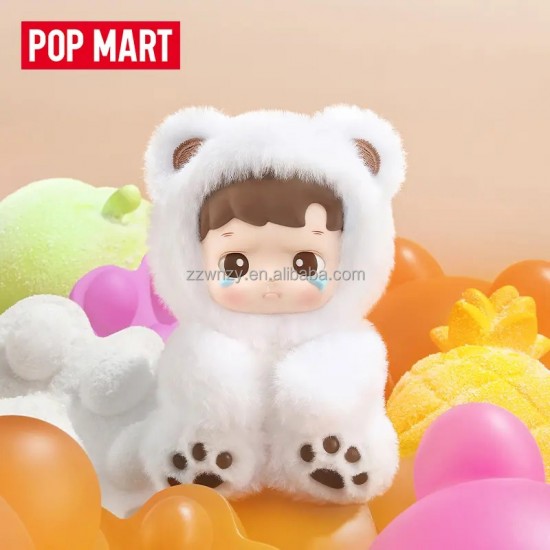 POPMART HACIPUPU Gummy Bear Series Vinyl Plush Pendant Lovely Keychains Toys Doll Blind Box Ornaments Gift Collection