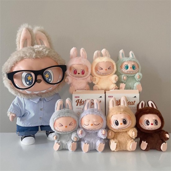 Confirmed Design Duoduo Doll Original Popmart the Monsters Vinyl Plush Toys 2nd Gen Hot Mystery Boxes Labubu Have a Seat