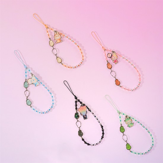 POPMART Original Labubu V3 Big Into Energy Series Phone Charm the MONSTERS Mystery Blind Box Keychain Pendant Birthday Gift