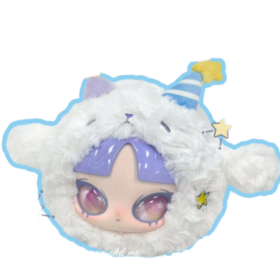 INN New Seven Day Party Series Zipper Bag Vinyl Blind Box PVC Cartoon Toy Collectible Ornament Child Trendy Birthday Christmas