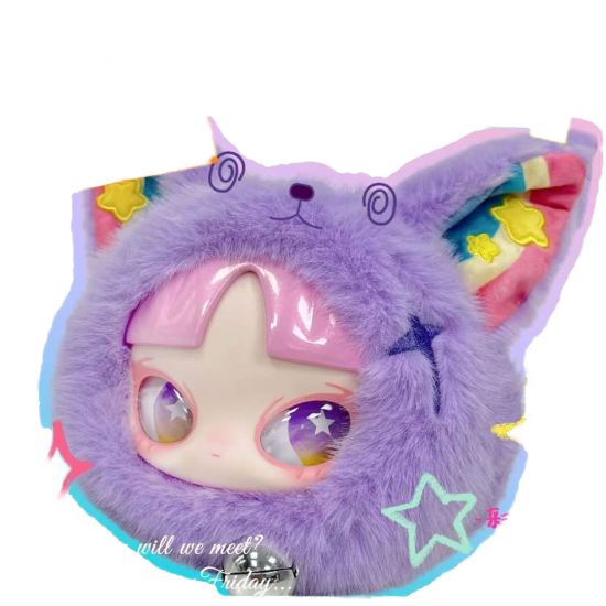 INN New Seven Day Party Series Zipper Bag Vinyl Blind Box PVC Cartoon Toy Collectible Ornament Child Trendy Birthday Christmas