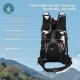 Professional Large 40-Liter Capacity Backpack Lightweight Waterproof Mountaineering Bag Zipper for Outdoor Hiking Camping