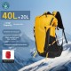 Professional Large 40-Liter Capacity Backpack Lightweight Waterproof Mountaineering Bag Zipper for Outdoor Hiking Camping
