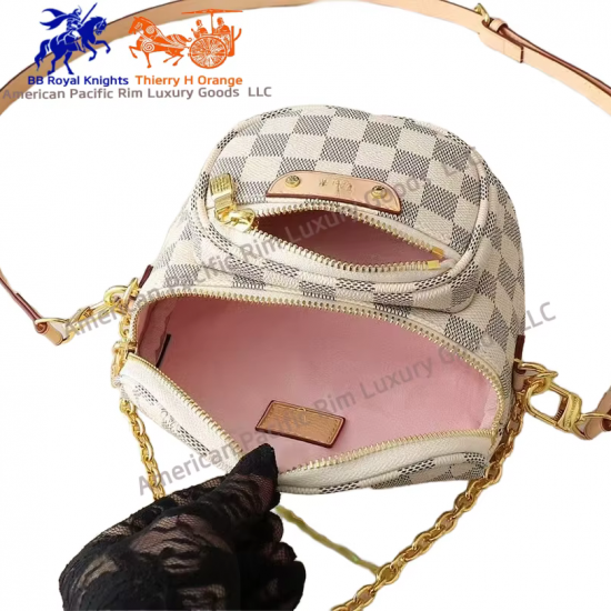 High-End Women's Genuine Leather Crossbody Bag Single Strap Niche Smile Wrinkle Zip Fashionable Ladies' Bags Striped