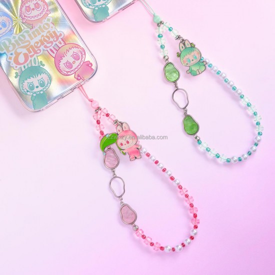 Original POPMART the MONSTERS Big Into Energy Series-Phone Charm Mystery Blind Box Keychain Charms Pendant Birthday Gift