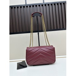 2025 Spring Collection High Quality Y*L Loulou Small Bag Single Fashionable Zipper Card Case Makeup Mirror Portable Factory