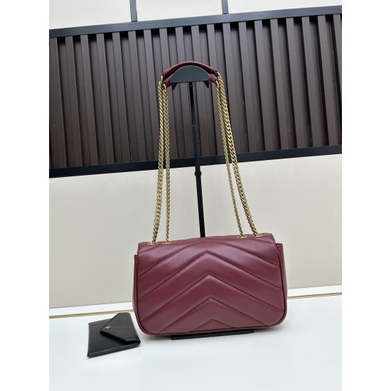 2025 Spring Collection High Quality Y*L Loulou Small Bag Single Fashionable Zipper Card Case Makeup Mirror Portable Factory