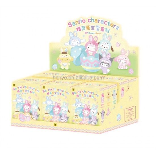 Original Toptoy San-rio Elf Bunny Baby Vinyl Plush Keychains Gift Mystery Blind Box Surprise Box Children's Holiday Gift