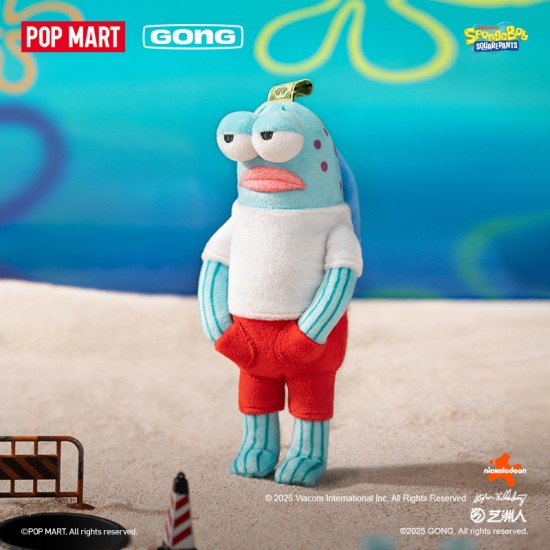 Popmart Official Store Original Bikini Bottom Buddies Whimsical SERIES Plush Toys Figures Doll Mystery Boxes Keychain Blind Box