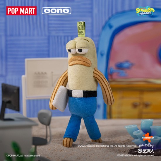 Popmart Official Store Original Bikini Bottom Buddies Whimsical SERIES Plush Toys Figures Doll Mystery Boxes Keychain Blind Box