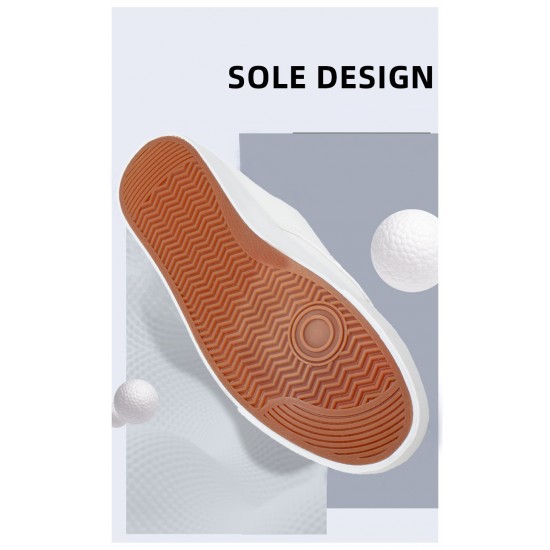 Full Box Wholesale Autumn Men's Shoes Casual Leather White Shoes Comfortable Soft Soled Student Shoes