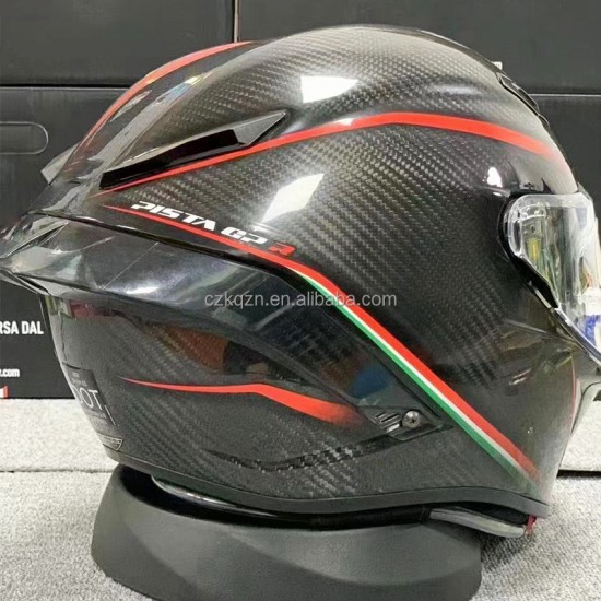 PISTA GPRR High Strength Carbon Fibre Full Face Helmet,For Motorcycle Racing and Road Cruising Motorcycle Protective Helmet