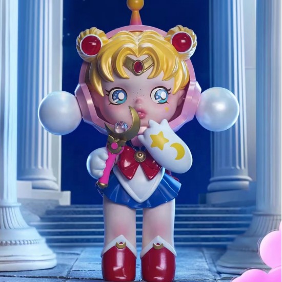 Hot Sale POPMART SKULLPANDA Pretty Girl Warrior Handmade Doll Trendy Ornament Gift