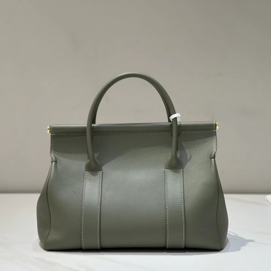 High Quality Custom Branded Genuine Leather Bags Fully Handmade with Embroidery Decoration Solid Color Open Closure Type