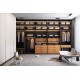 2025 Contemporary Wardrobe Bedroom Furniture Set Custom Armoire Walking Closet Cloakroom