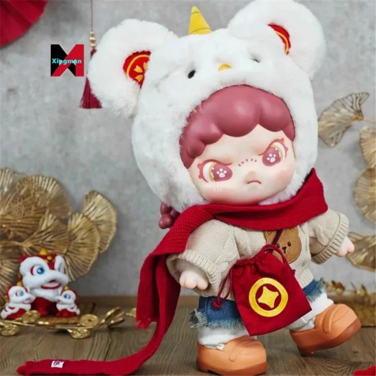 Dora Auspicious Beast Baby Action Figure Toys Cute Vinyl Doll Kawaii Collection Model Doll Adult Kids Surprise New Year Gift