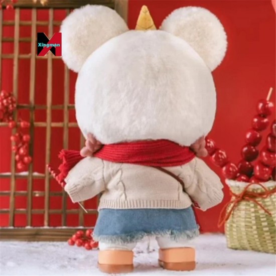 Dora Auspicious Beast Baby Action Figure Toys Cute Vinyl Doll Kawaii Collection Model Doll Adult Kids Surprise New Year Gift