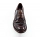 Italian-Made High Quality Oxfords Derby Shoes Leather Laced with Closed Toe and Solid Pattern Lace-Up Closure