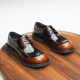 Design Leather Shoes - Men's High-quality Genuine Leather Shiny Finish Large-head Business Casual Shoes