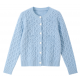 Openwork Knitted Cardigan