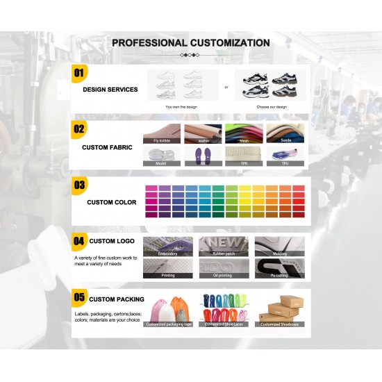 OEM Customized Fashion Art Design Walking Style Shoes with 3D Printing