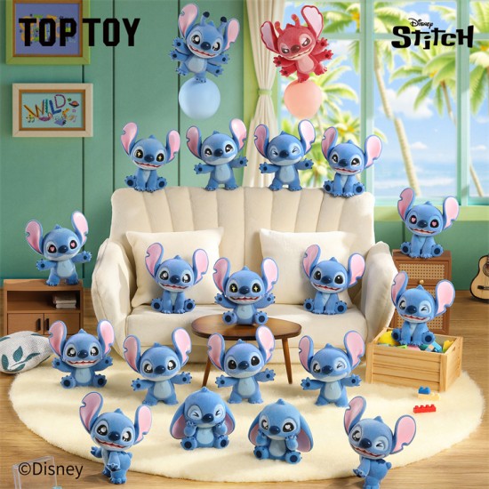 New Released Top Toy Disss Neey Stitchee MINI Fluffy Series Blind Bag Doll Cute Car Ornaments Gift