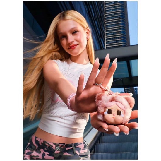 Original Genuine POP MART Official Mystery Boxes CRYBABY Wild but Cutie Series Vinyl Plush Pendant Keychains Toys Blind Box