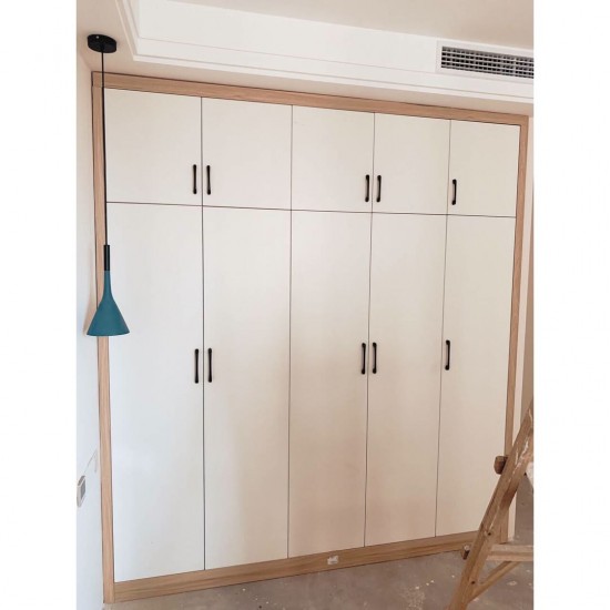 Sliding Door Custom Cabinets Home Multi-color Bedroom Furniture White Cabinets Wardrobe Wooden Wardrobe