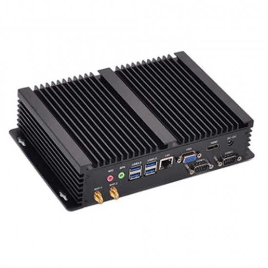 Industrial IPC PC Computer for Car Intel Gen 6 Core I3 I5 I7 Fanless Original Factory Price 4GB+128GB