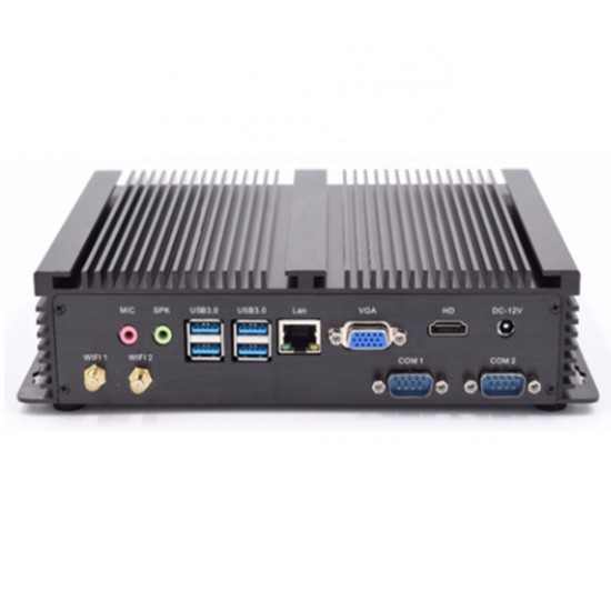Industrial IPC PC Computer for Car Intel Gen 6 Core I3 I5 I7 Fanless Original Factory Price 4GB+128GB