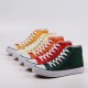 Wholesale Casual Shoes High Top Fashion Classic White Canvas Shoes