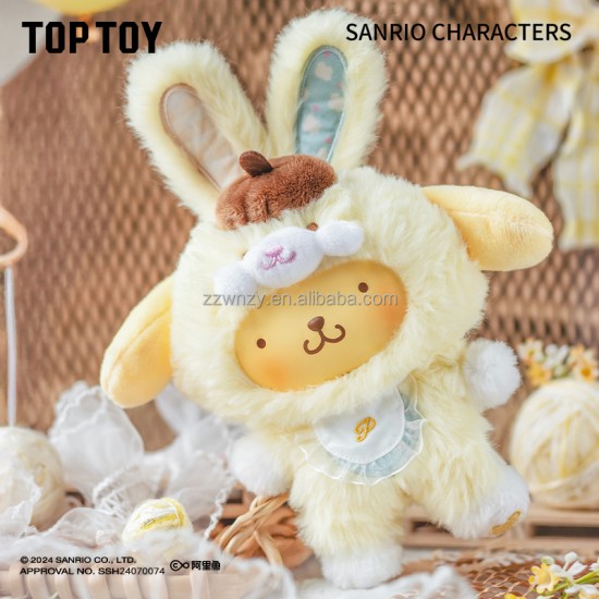 High Quality Official Store TOPTOY Sa Nrio Family Vinyl Plush Ku Roba Bunny Series Blind Box Toy Figure Statues Gift Collection