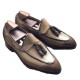 Tassel Loafer Light Brown Men Casual Leather Outsole Breathable Shoe Blake Stitched Custom Color & Size